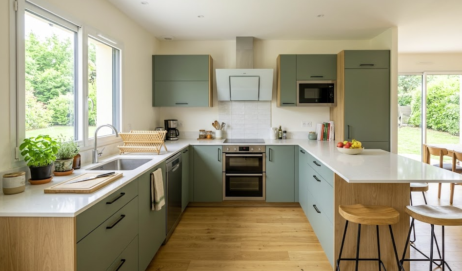 Een kleine U-keuken inrichten: tips om de ruimte te optimaliseren zonder in te leveren op functionaliteit